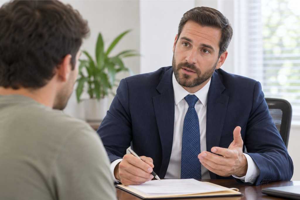 Bail Bondsman Checking Important Details