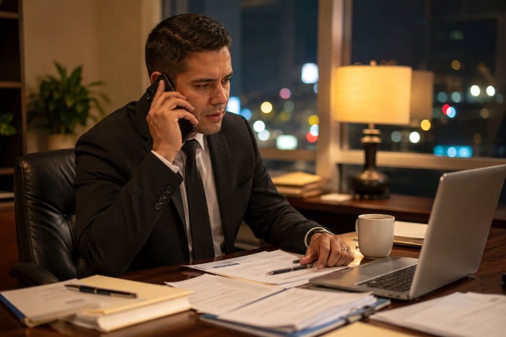 Bail Bonds Office Night Phone Call
