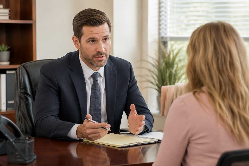 Bail Bond Office Conversation