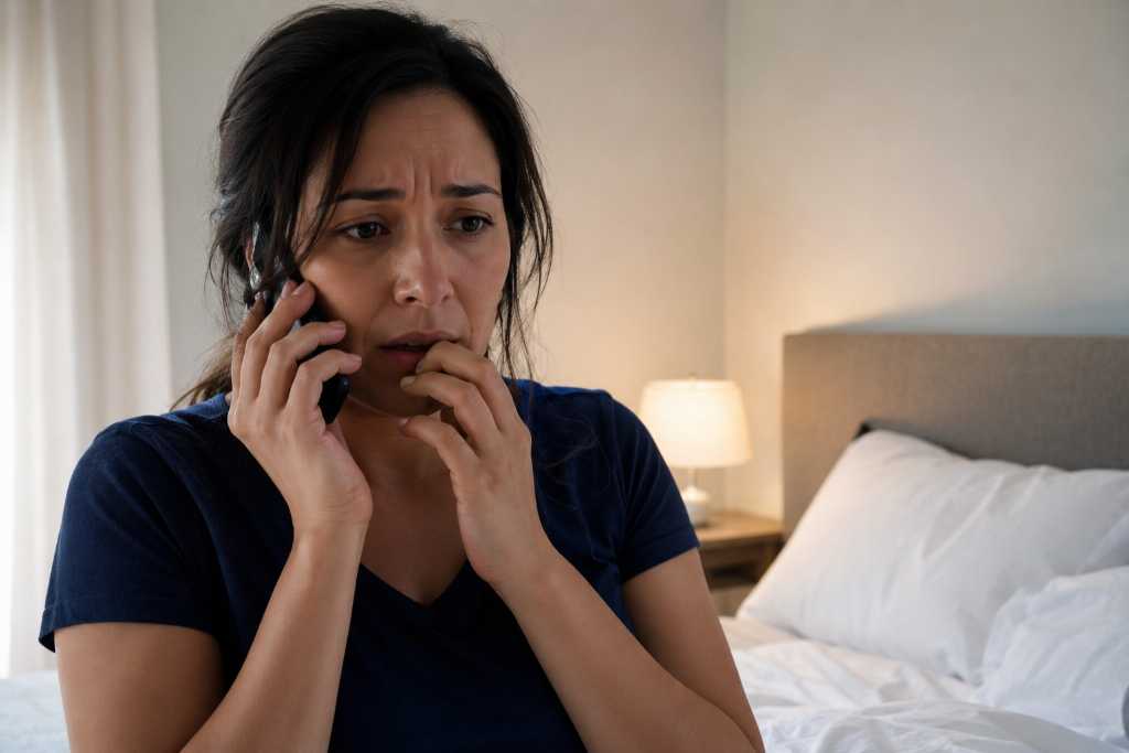 Late Night Worry Phone Conversation