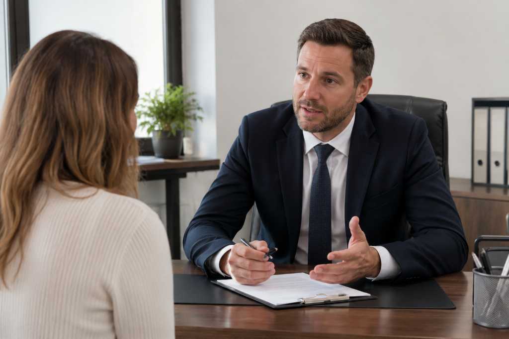 Office Consultation With Bondsman