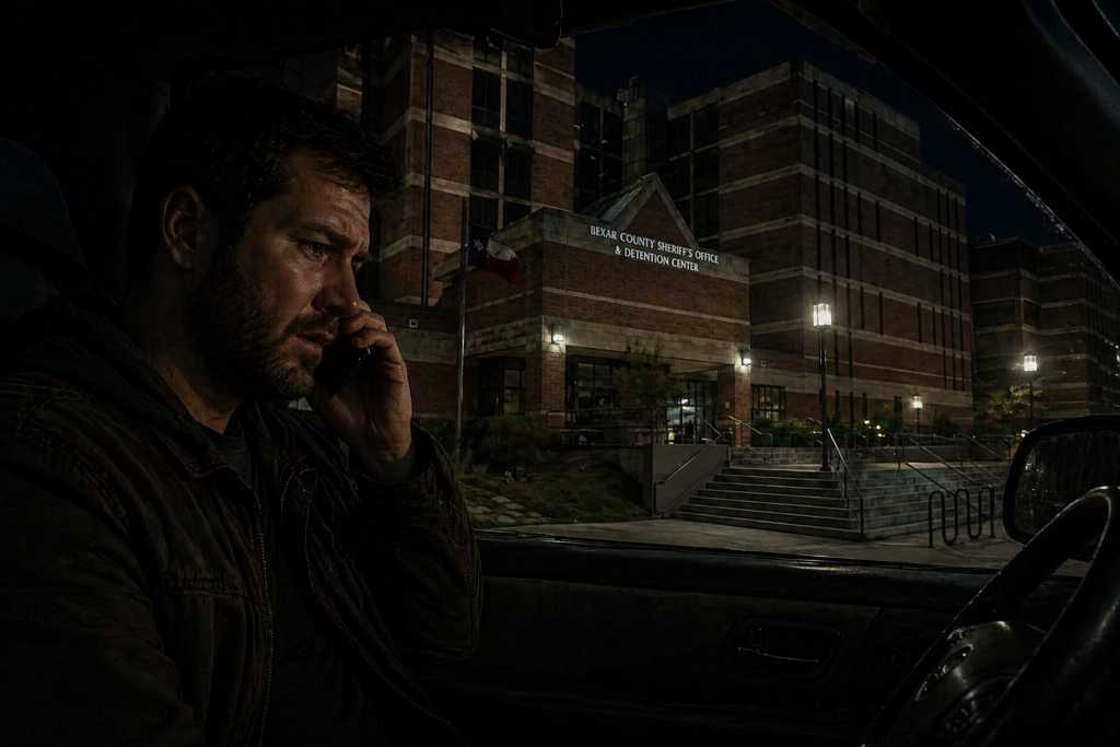 Tense night outside the detention center