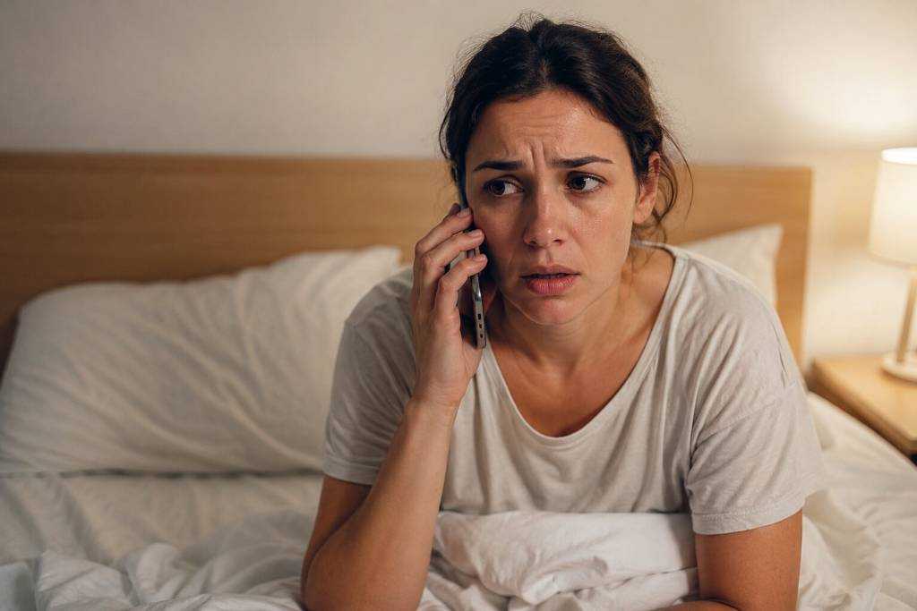 Concerned Wife Calling at night