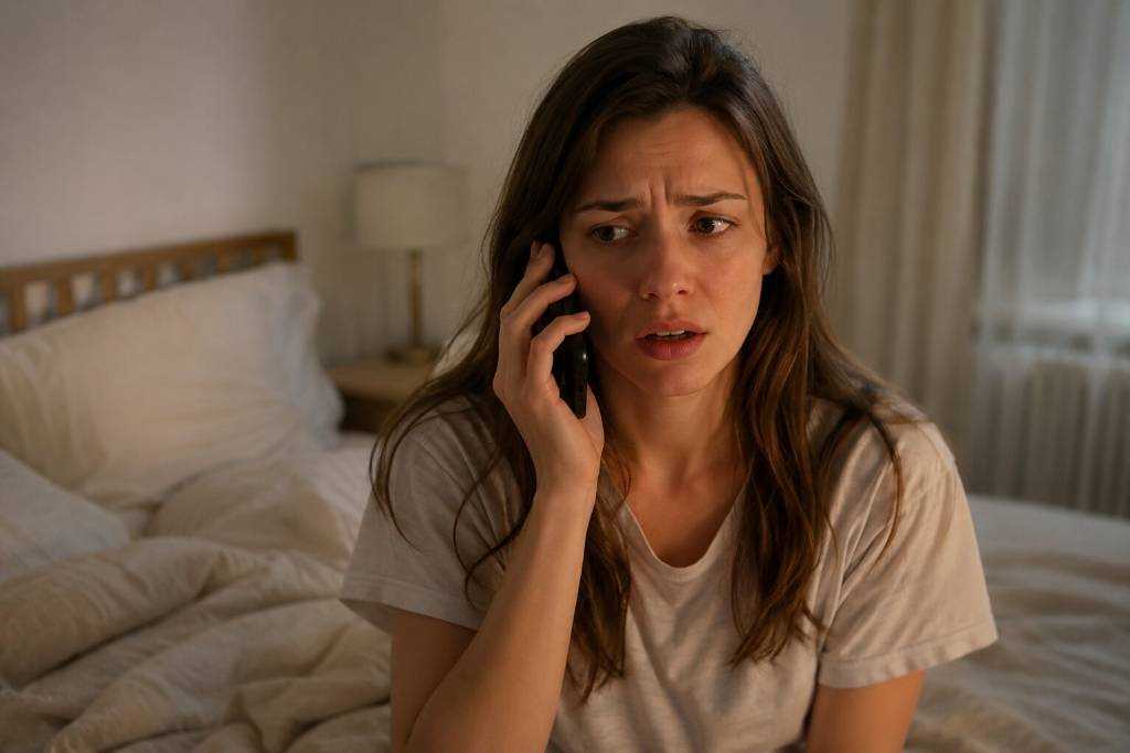 Sleepless Night Phone Conversation