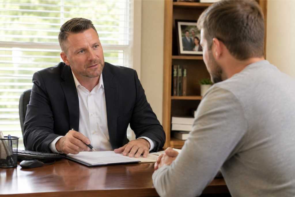 Bail Bonds Office Conversation