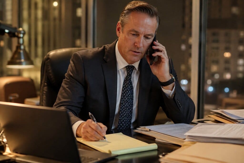Professional Bail Bondsman on a Night Call